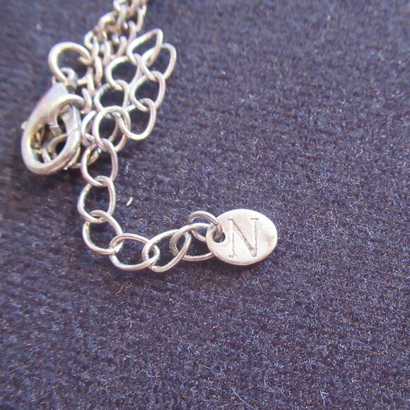 20" Art Deco, Flapper, Necklace, Antique/Vintage, emerald cut & baguette cut - Picture 5 of 7